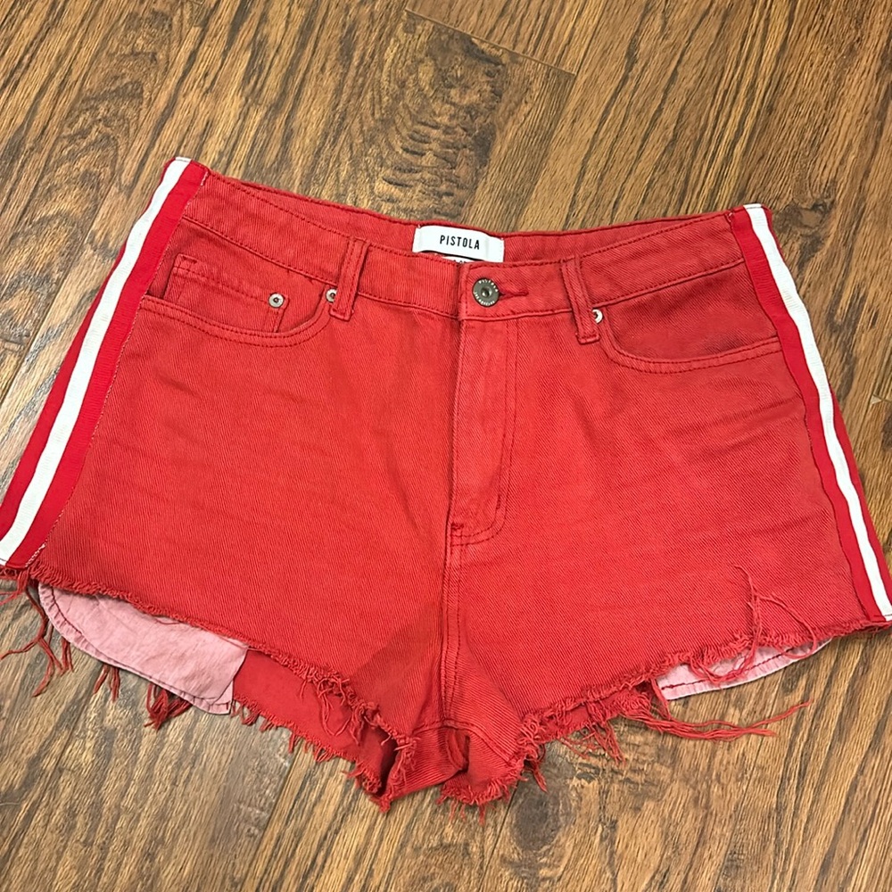 PISTOLA DENIM SHORTS